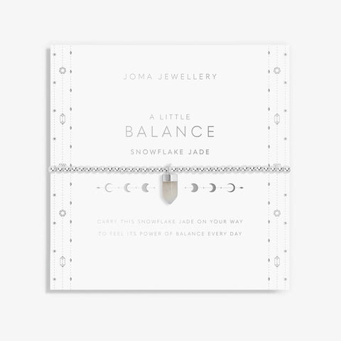 A Little Balance Snowflake Jade Bracelet - Brambles Gift Shop