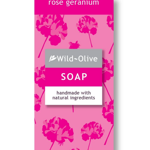 Rose Geranium Soap (50g) - Brambles Gift Shop