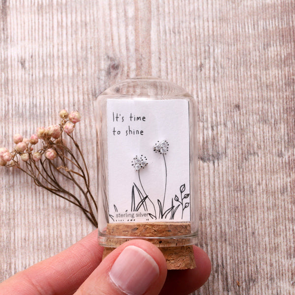 IT'S TIME TO SHINE Three Gem  Earrings