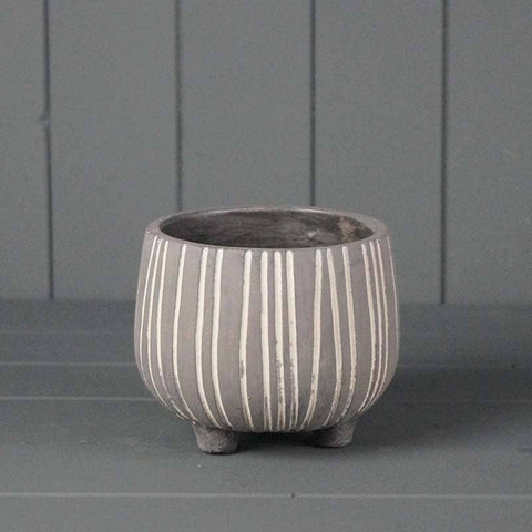 Striped Pot