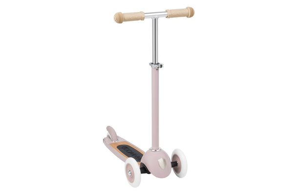 BANWOOD 3-WHEEL SCOOTER VINTAGE - DUSTY PINK - Brambles Gift Shop