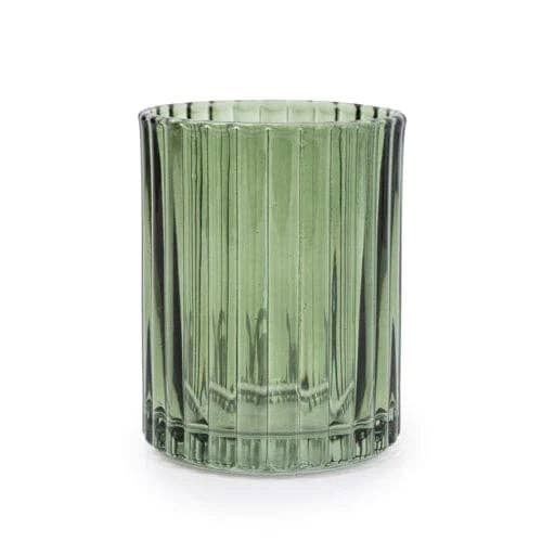 Green Glass Tumbler