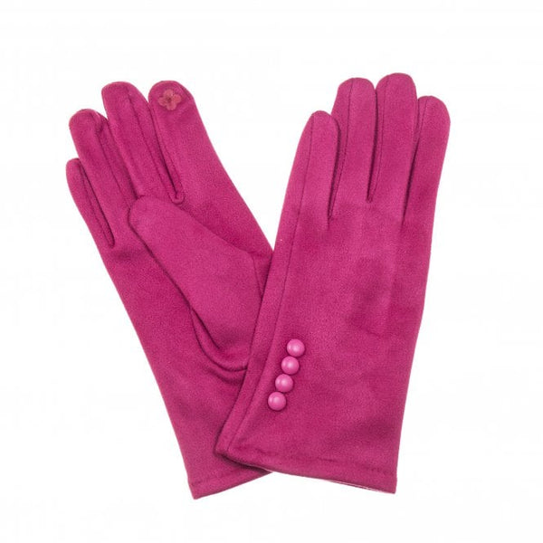 Gloves with buttons - Brambles Gift Shop