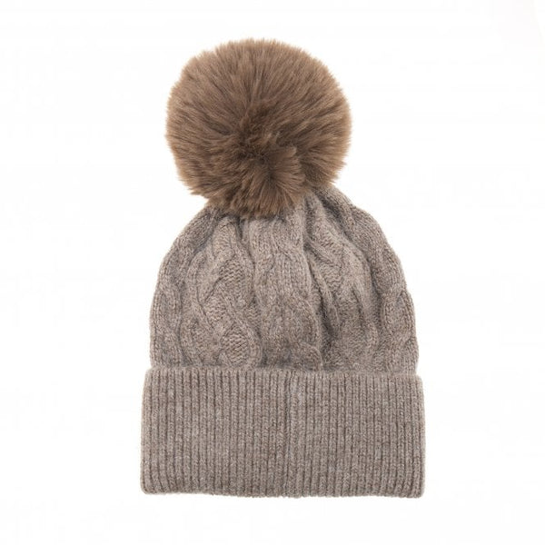 Pom Pom Woolly Hat - Brambles Gift Shop