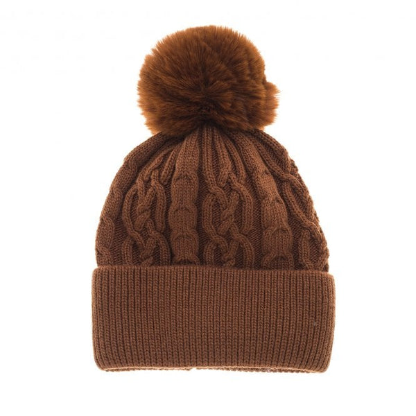Pom Pom Woolly Hat - Brambles Gift Shop