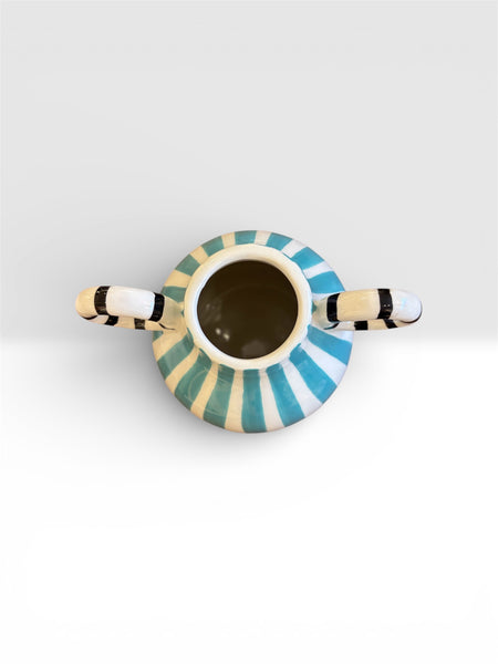 Stripe Vase - Brambles Gift Shop