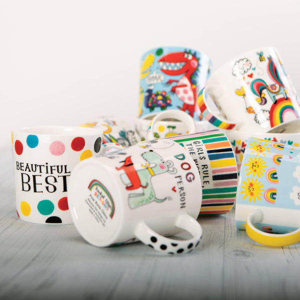 Boxed Bone China Mug - Unicorn - Brambles Gift Shop