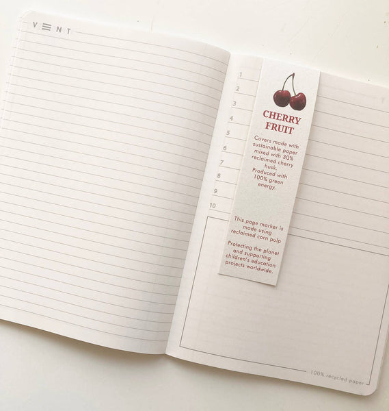 Notebook A6 Recycled - Sucseed Cherry Husk