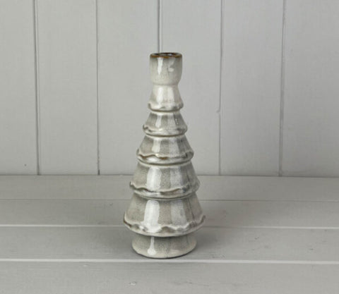 Glazed Ceramic Candle Holder