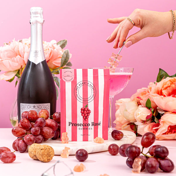 Prosecco Rose Gummies - Brambles Gift Shop