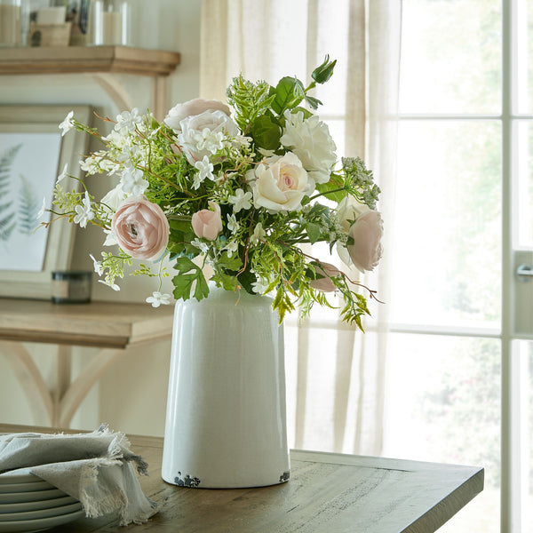 Italian White Bellflower Bouquet