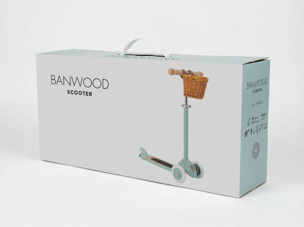 BANWOOD 3-WHEEL SCOOTER VINTAGE - DUSTY PINK - Brambles Gift Shop