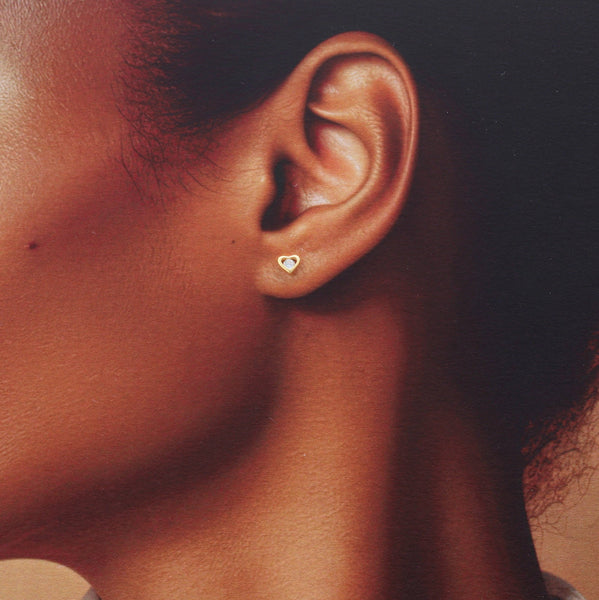 BT220 BOTTLED WITH LOVE crystal heart earrings