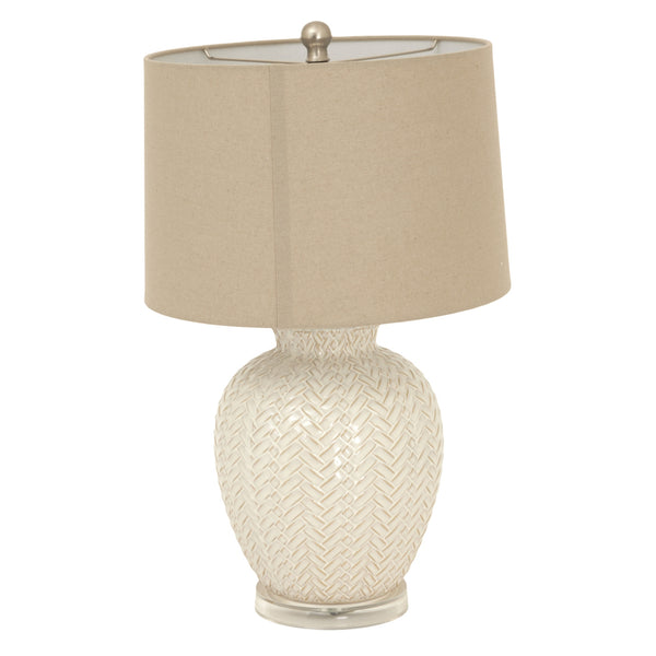 Cream Ceramic Lamp