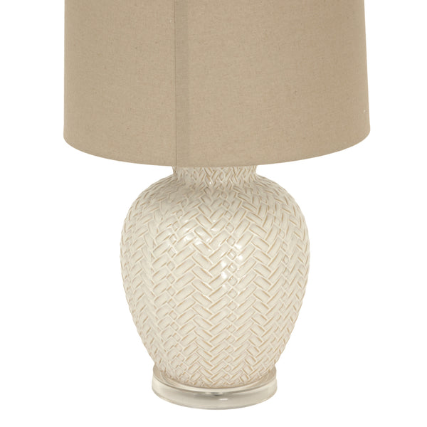 Cream Ceramic Lamp