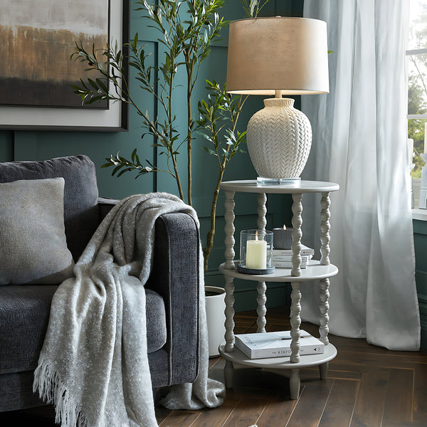 Cream Ceramic Lamp