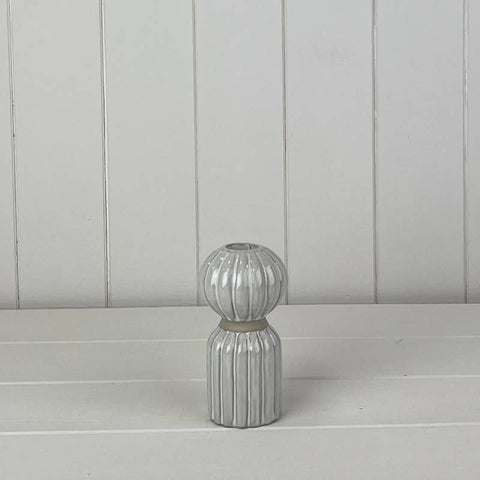 Glazed Ceramic Candle Holder