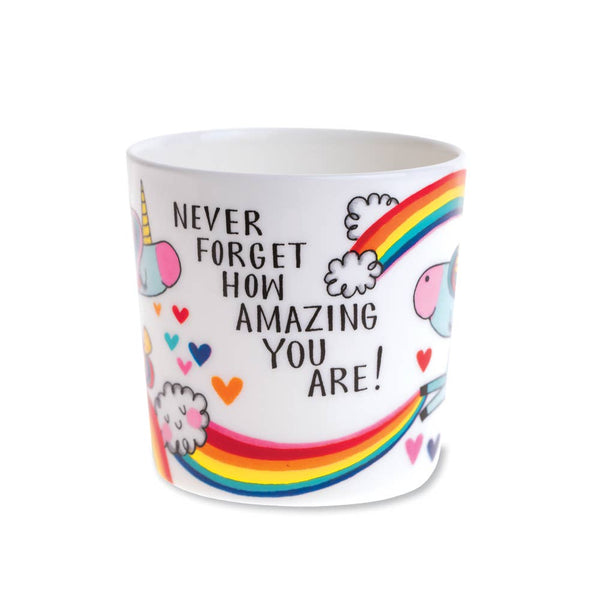 Boxed Bone China Mug - Unicorn - Brambles Gift Shop
