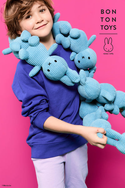 Miffy Bunny Corduroy ECO Aviator Blue - Brambles Gift Shop