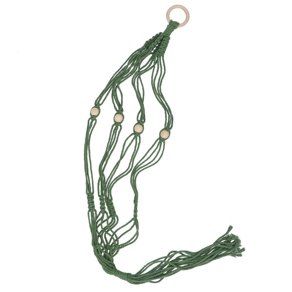 String and Beaded Hammock Pot Holder - Brambles Gift Shop