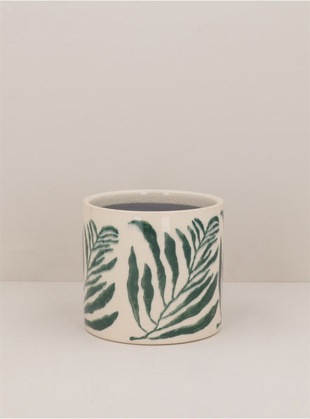 Green Branch Plant Pot - Brambles Gift Shop