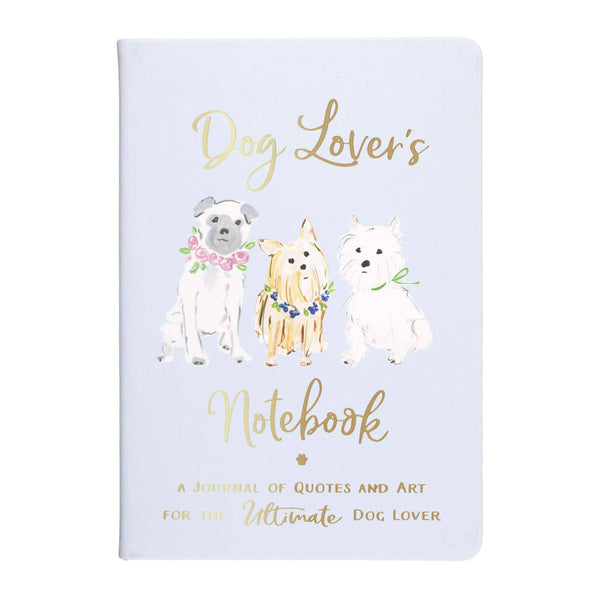 Éccolo A5 Soft Cover Dog Lover Journal - Baby Blue