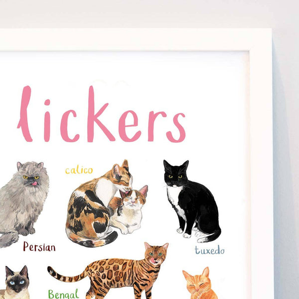 Lickers Art Print - A4 - Brambles Gift Shop