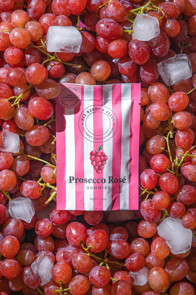 Prosecco Rose Gummies - Brambles Gift Shop