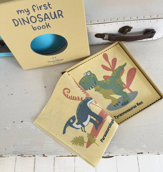 ThreadBear My First Dinosaur Book Rag Book