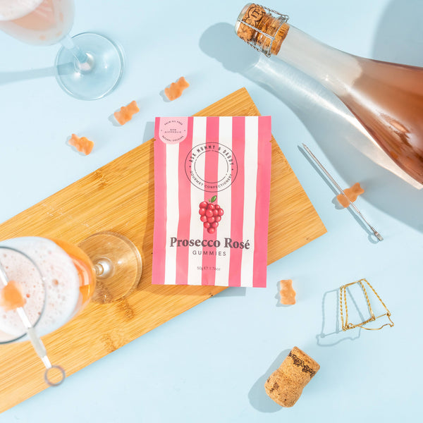 Prosecco Rose Gummies - Brambles Gift Shop