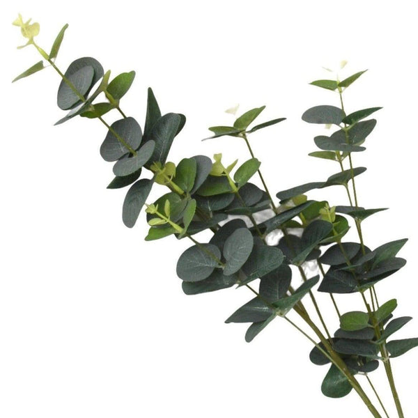 Artificial Eucalyptus with 7 Heads 83cm Tall 10PK - Brambles Gift Shop
