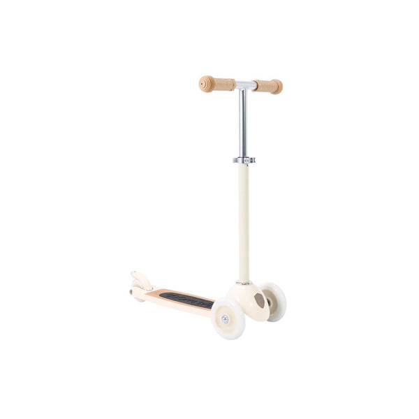 BANWOOD 3-WHEEL SCOOTER VINTAGE - CREAM - Brambles Gift Shop