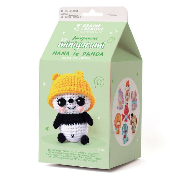 Graine Creative Panda Mini Amigurumi Kit 100mm