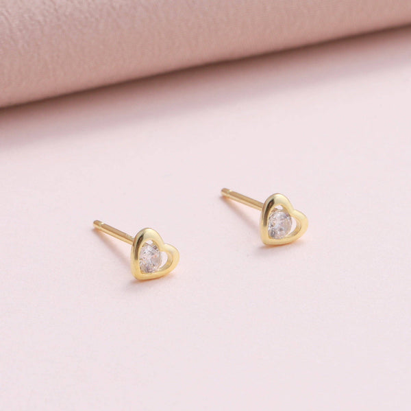 BT220 BOTTLED WITH LOVE crystal heart earrings
