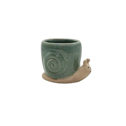Blue snail pot