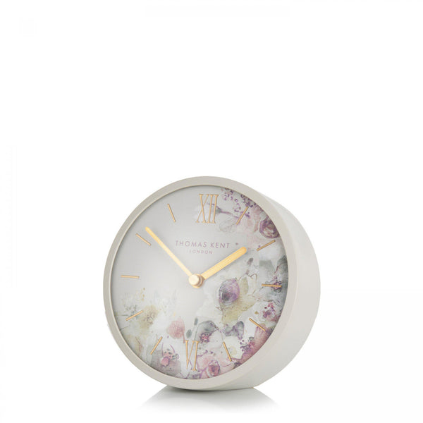 5" Crofter Mantel Clock Light Grey