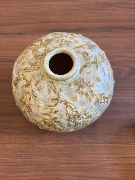Green Round Floral Vase