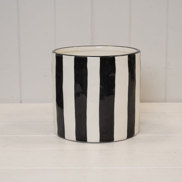 Striped Pot (Copy) - Brambles Gift Shop
