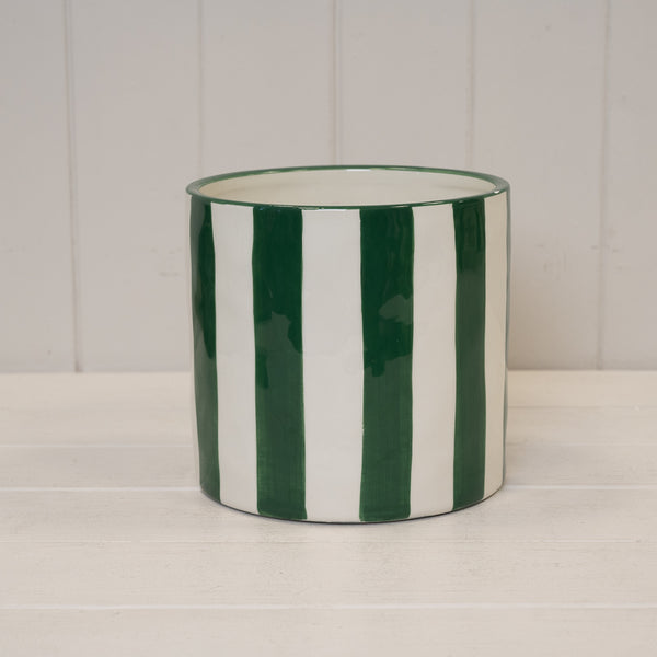 Striped Pot (Copy) - Brambles Gift Shop
