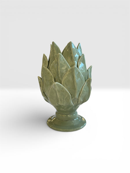 Ceramic Artichoke Tealight Holder - Brambles Gift Shop