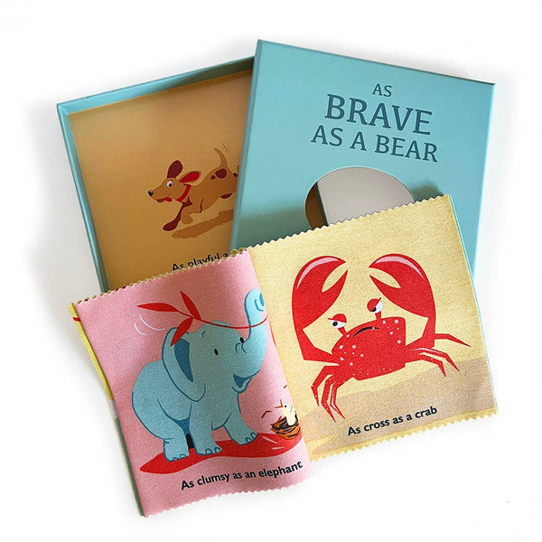ThreadBear Brave As A Bear Rag Book