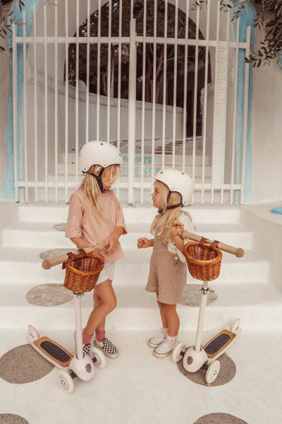 BANWOOD 3-WHEEL SCOOTER VINTAGE - CREAM - Brambles Gift Shop