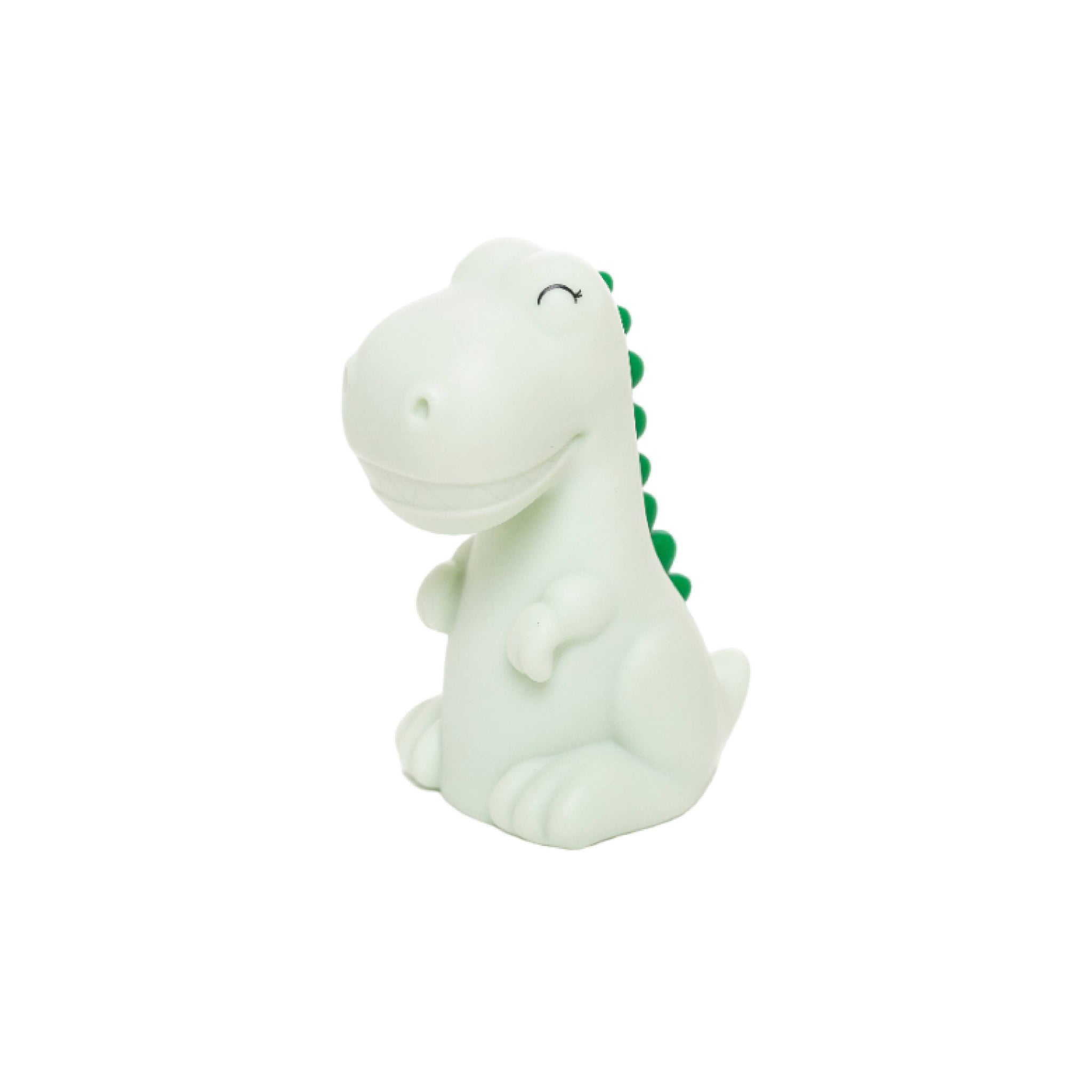 Dhink Mini Night Light Green Dino With Dark Green Mane
