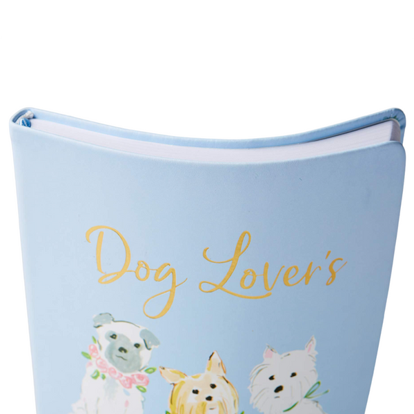 Éccolo A5 Soft Cover Dog Lover Journal - Baby Blue