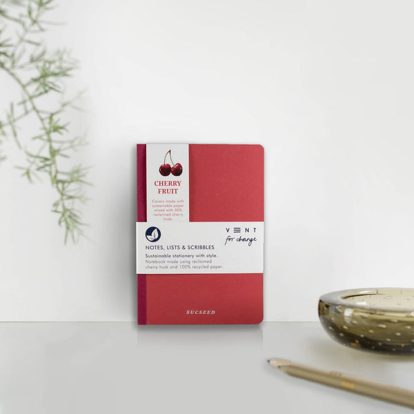 Notebook A6 Recycled - Sucseed Cherry Husk