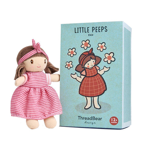 ThreadBear Little Peeps Elsie Doll - Matchbox doll 12cm