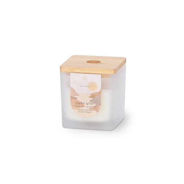 Heart & Home Joyful Glow Candle - Brambles Gift Shop