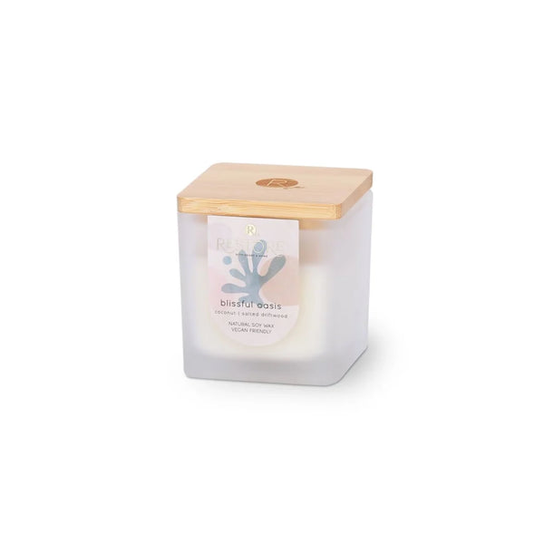 Heart & Home Candle - Blissful Oasis - Brambles Gift Shop