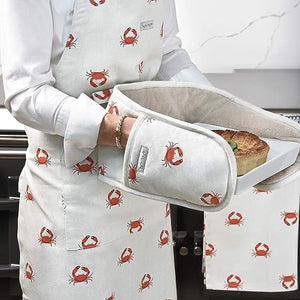 Crab Double Oven Glove - Brambles Gift Shop