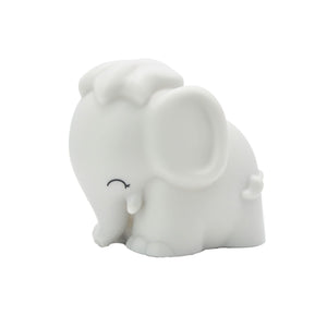 Elephant Light Grey Colour Changing LED Night Light Mini - Brambles Gift Shop